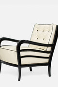 Pair of armchairs, circa 1940s.