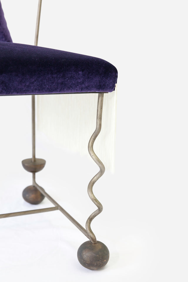 Pair of arrow chairs, circa 1970