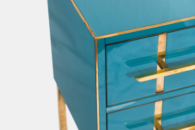 Pair of bedside tables, circa 1990s
