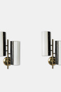 Pair of conical wall lights, circa 1955