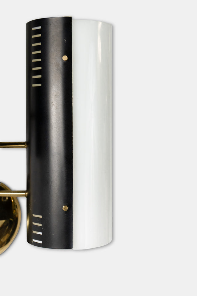 Pair of conical wall lights, circa 1955