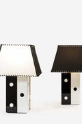 Pair of pois table lamps, circa 1960