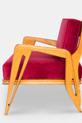 Pair of rare armchairs, circa 1950s