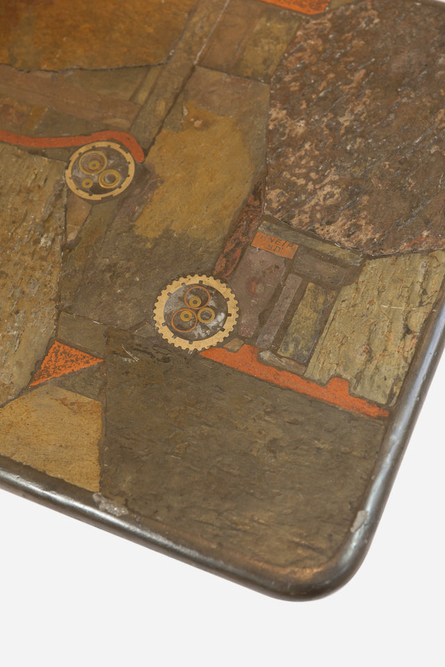 Pair of sculptural tables, circa 1989