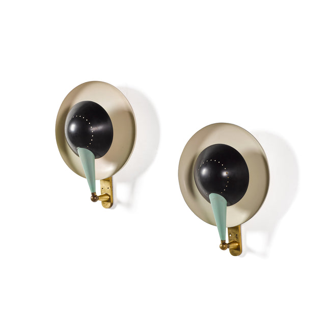 Pair of wall lights, Model No. B 4917, 1955