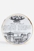 'Pesche al Barolo' decorative plate, circa 1950