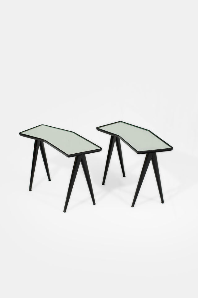 Rare pair of side tables, circa 1941