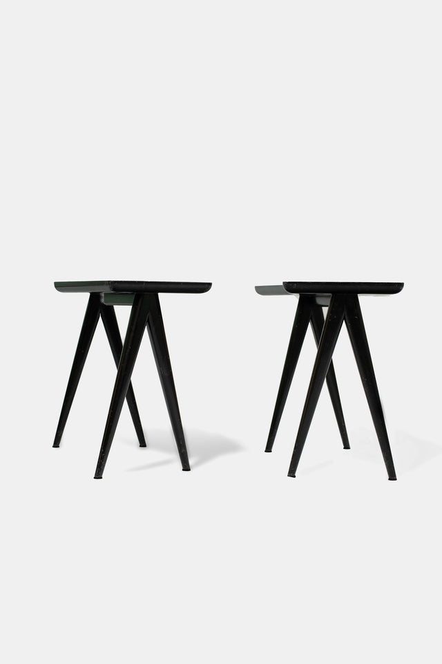 Rare pair of side tables, circa 1941