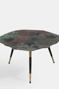 Rare round coffee table, circa 1958