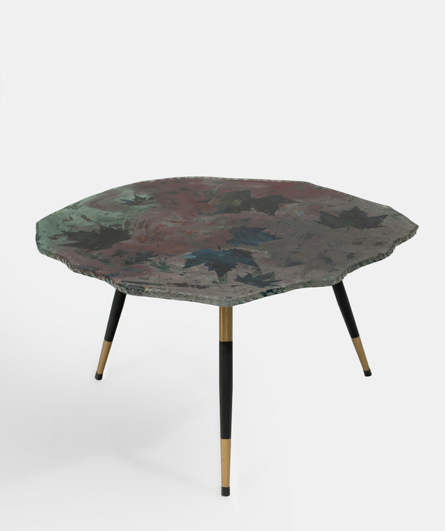 Rare round coffee table, circa 1958