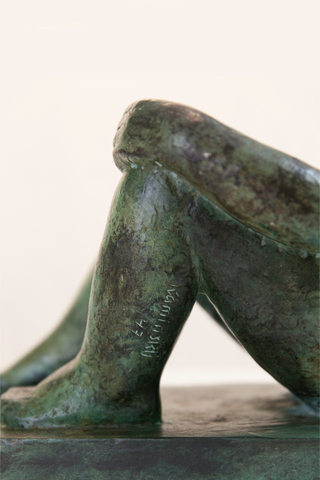 Reclining woman sculpture, circa 1930