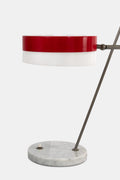 Red Table lamp, circa 1950s