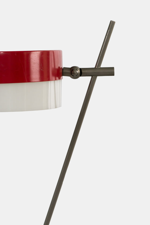 Red Table lamp, circa 1950s