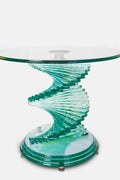 Spiral side table, circa 1990s