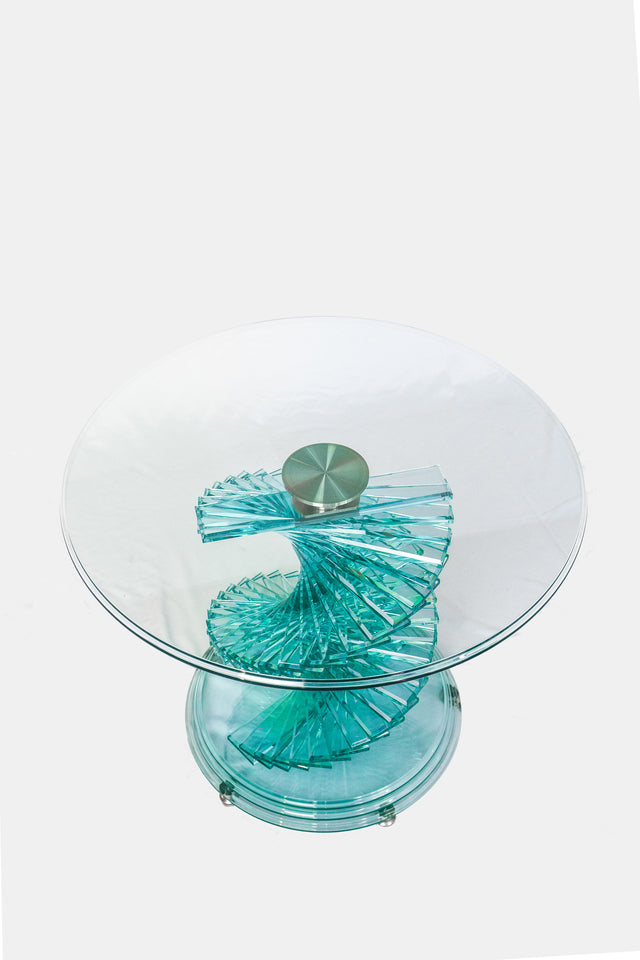 Spiral side table, circa 1990s