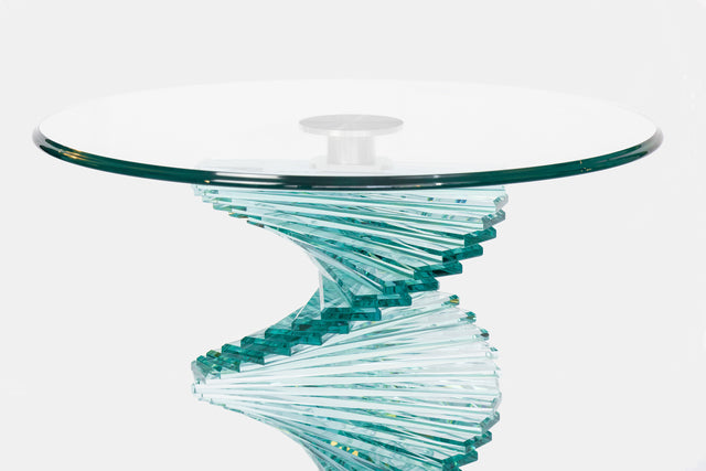 Spiral side table, circa 1990s