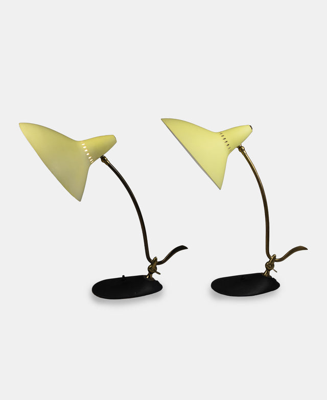 Stlux Milano Pair of Desk Table Lamps, circa 1950s
