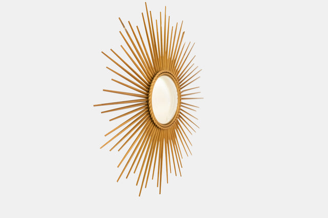 Sun 'wind chime' mirror, circa 1940
