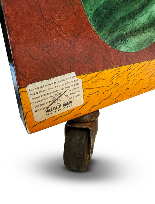 'Pompeiana' pattern four-panel screen