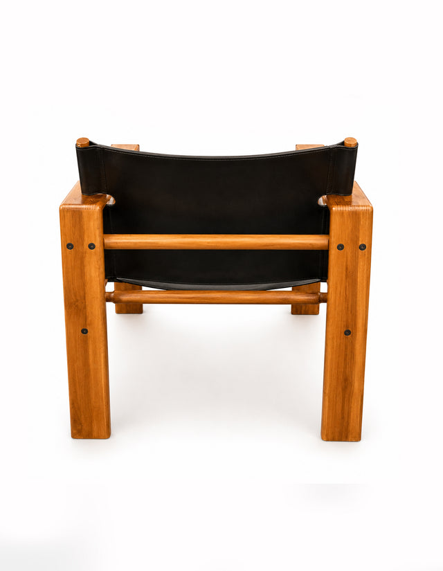 Tarcisio Colzani, Pair of sculptural armchairs, model LASER, 1970s.