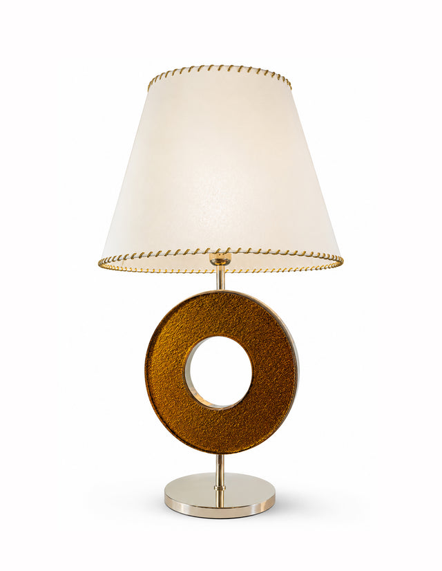 Italian School Pair of sculptural table lamps, 1970s.