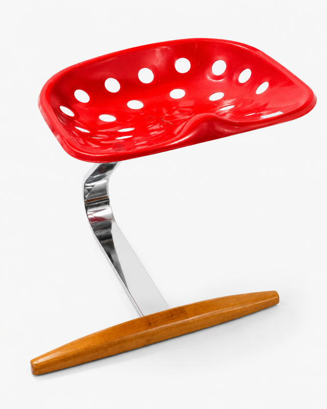 Pier Giacomo & Achille Castiglioni, Pair of ‘Mezzadro’ stools, 1970s.