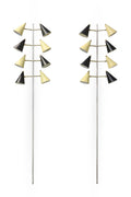 Rare pair of sculptural wall lights, circa 1950s